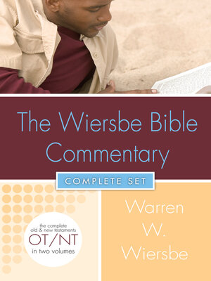 cover image of Wiersbe Bible Commentary 2 Vol Set